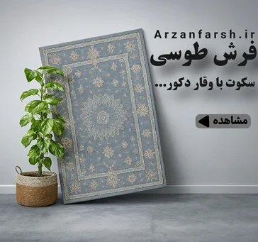 فرش رنگ طوسی_فیلی