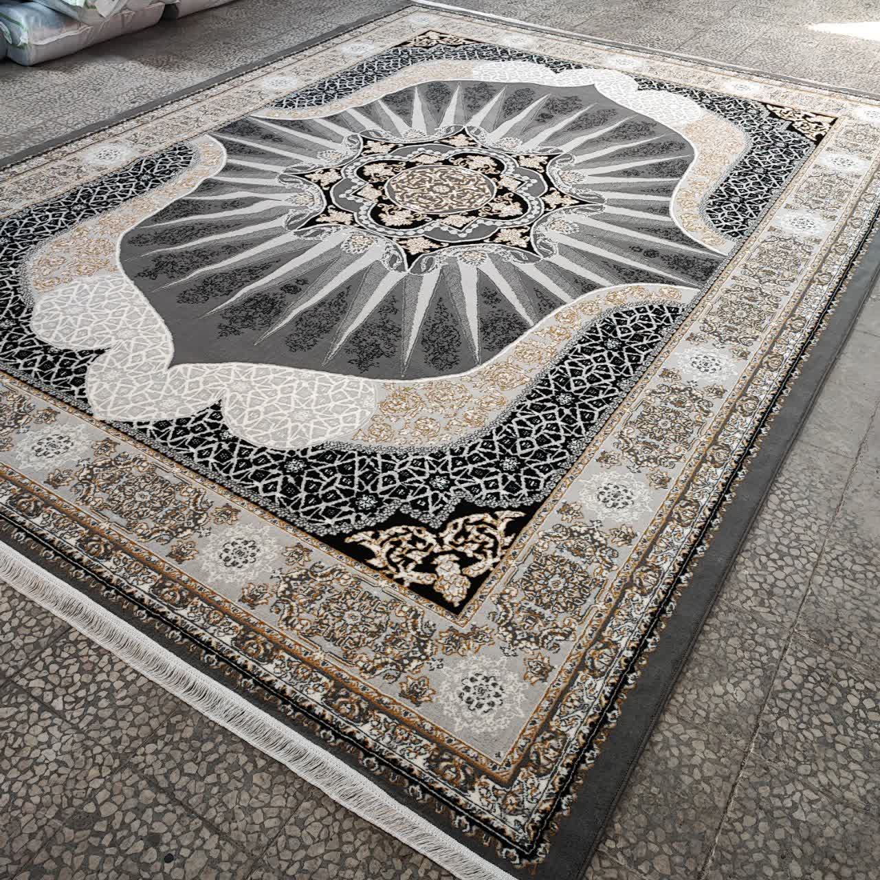 فرش 500 شانه طرح 700 شانه تراکم 1500 مدل خورشید فیلی (ارسال رایگان)