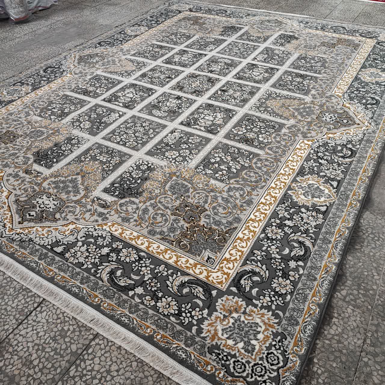 فرش 500 شانه طرح 700 شانه تراکم 1500 مدل لوتوس فیلی (ارسال رایگان)